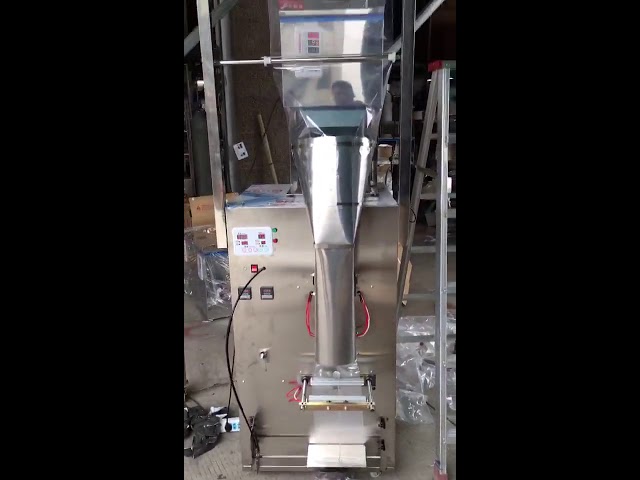 Macchina imballatrice verticale in polvere 100-500g con capacità di riso grande